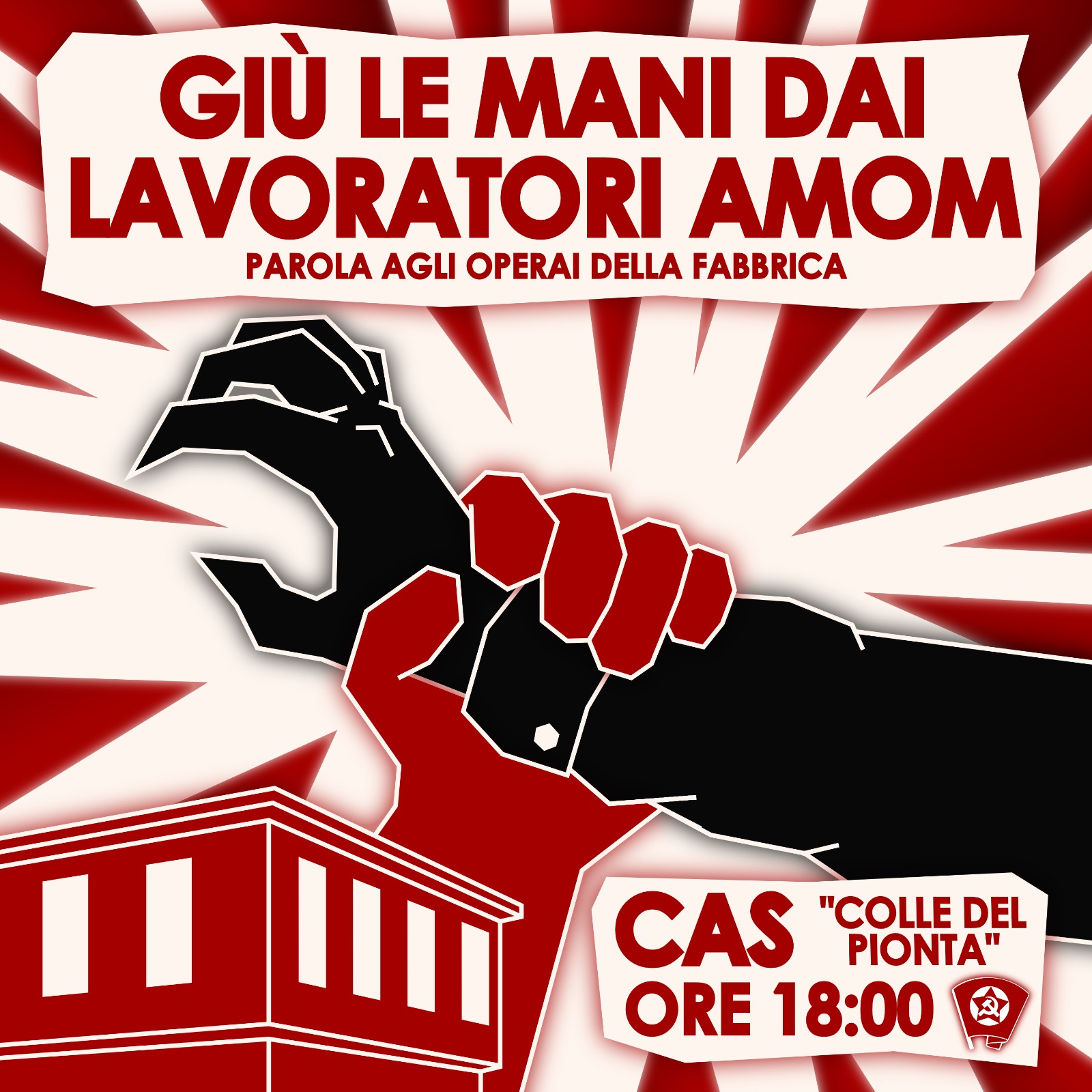 Giù le mani dai lavoratori AMOM